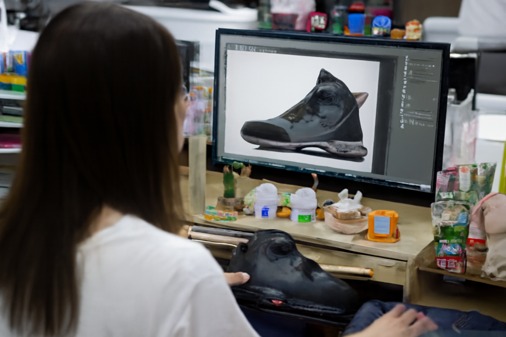 designer-working-on-boot-design-digital-illustration
