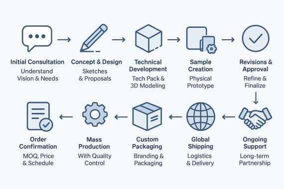 manufacturing-process-flowchart-10-step-horizontal