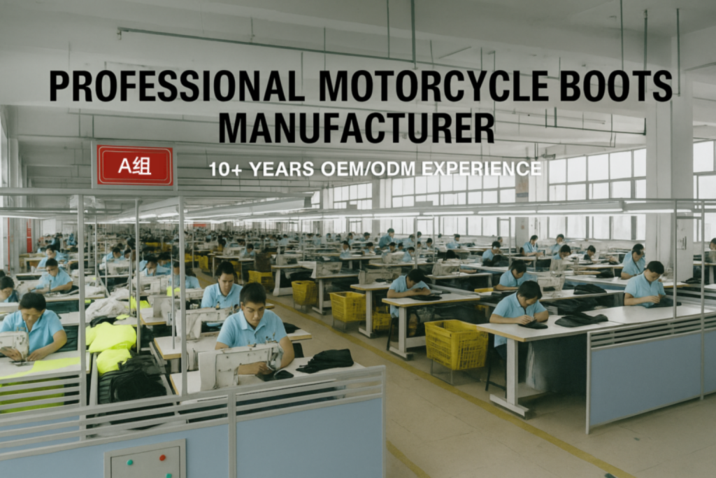 motorcycle-boots-manufacturing-factory