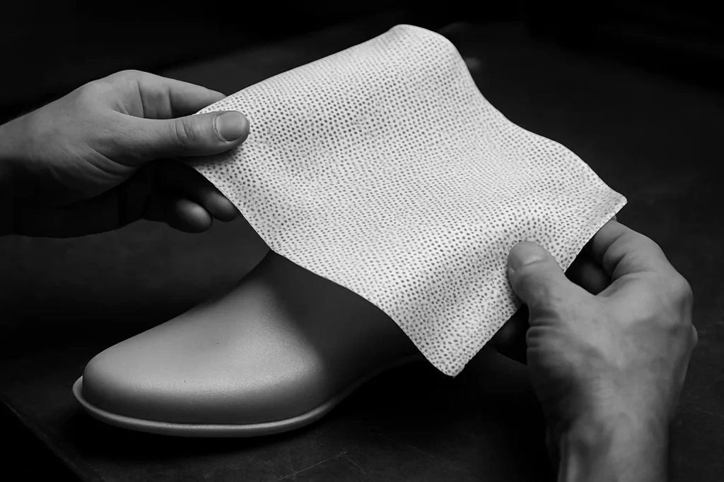 shoe-material-inspection-handcrafted-eco-friendly